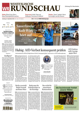 Cover of Westfalische Rundschau (Meschede)