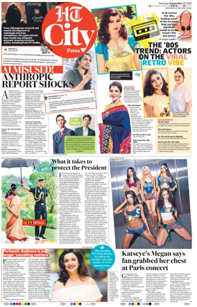 Cover of Hindustan Times (Patna) - Live