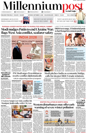 Cover of Millennium Post (Kolkata)