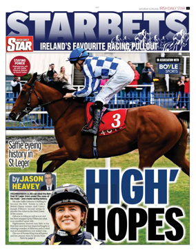Cover of Irish Daily Star - Starbets