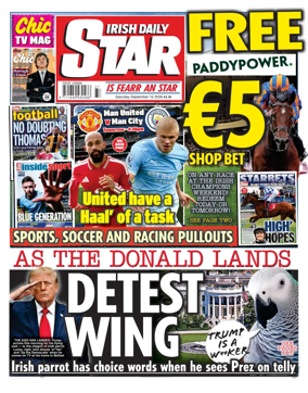 Cover of Irish Daily Star
