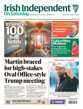 Cover of Irish Independent