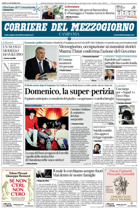 Cover of Corriere del Mezzogiorno (Campania)