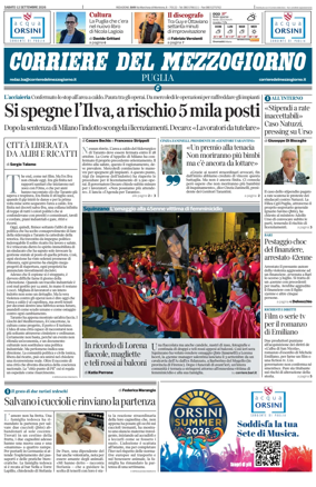 Cover of Corriere del Mezzogiorno (Puglia)