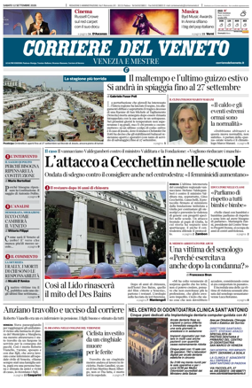 Cover of Corriere del Veneto (Venezia e Mestre)