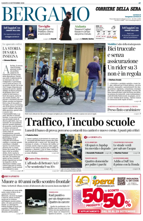 Cover of Corriere della Sera (Bergamo)