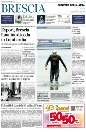 Cover of Corriere della Sera (Brescia)