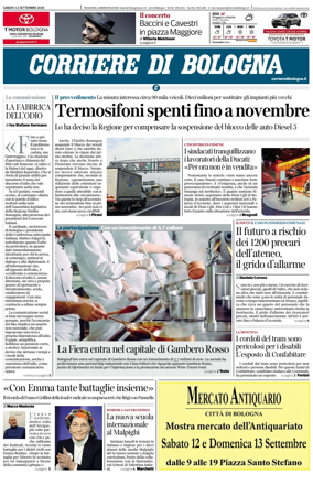 Cover of Corriere di Bologna