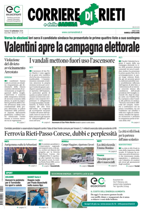 Cover of Corriere di Rieti