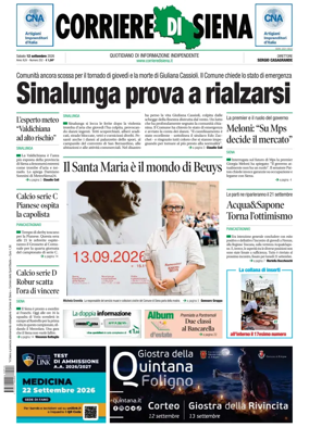 Cover of Corriere di Siena