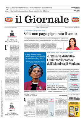 Cover of Il Giornale (Italy)