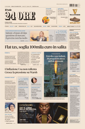 Cover of Il Sole 24 Ore