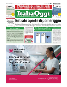 Cover of ItaliaOggi