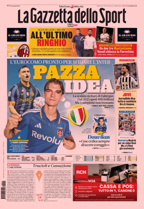Cover of La Gazzetta dello Sport - Milano