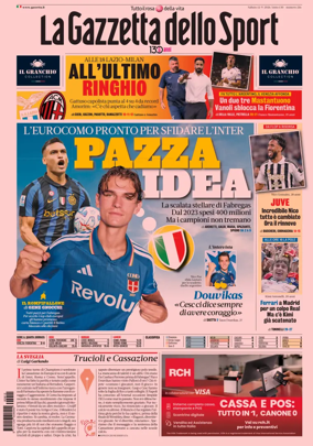 Cover of La Gazzetta dello Sport