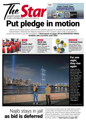 Cover of The Star Malaysia