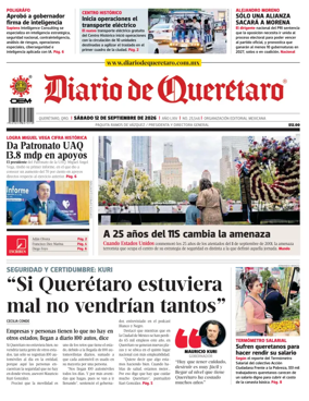 Cover of Diario de Queretaro