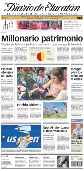Cover of Diario de Yucatan
