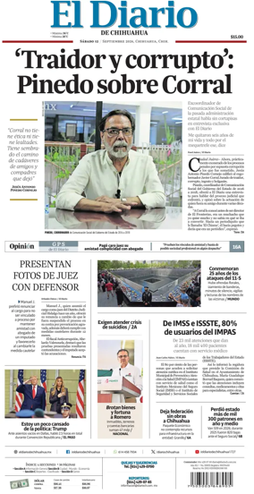 Cover of El Diario de Chihuahua