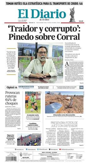 Cover of El Diario de Juarez