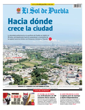 Cover of El Sol de Puebla
