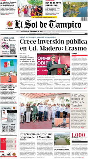 Cover of El Sol de Tampico