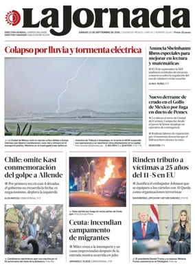 Cover of La Jornada