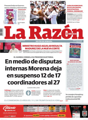 Cover of La Razon de Mexico