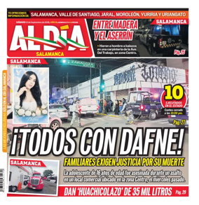 Cover of Periodico Al Dia (Salamanca)