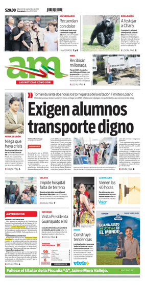 Cover of Periodico AM (Leon)