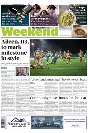 Cover of Manawatu Standard