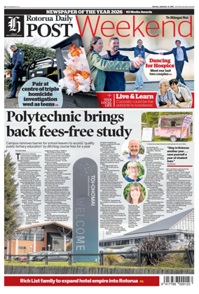 Cover of Rotorua Daily Post