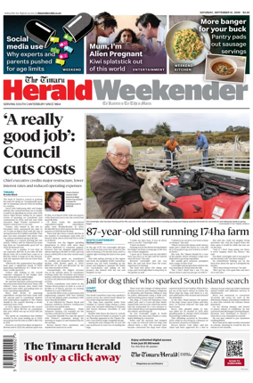 Cover of The Timaru Herald