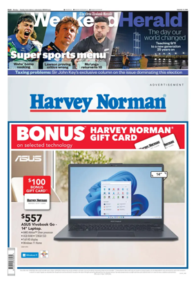 Cover of Weekend Herald