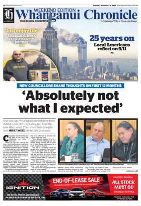Cover of Whanganui Chronicle