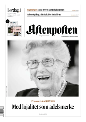 Cover of Aftenposten