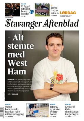 Cover of Stavanger Aftenblad