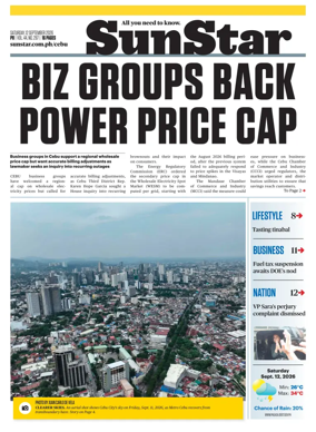 Cover of Sun.Star Cebu