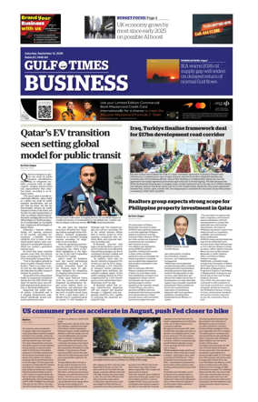 Cover of Gulf Times Business