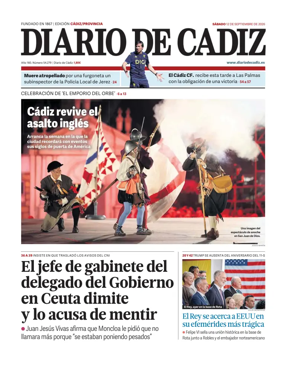 Cover of Diario de Cadiz