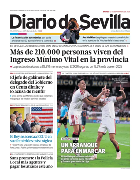 Cover of Diario de Sevilla