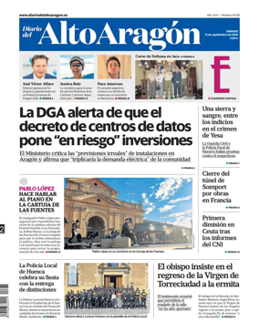 Cover of Diario del Alto Aragon