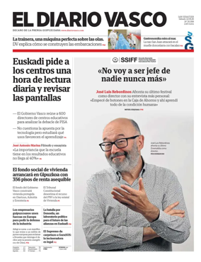 Cover of Diario Vasco (Tolosa-Goierri)