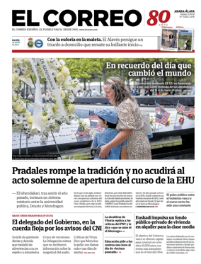 Cover of EL Correo (Alava)