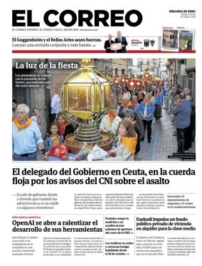 Cover of El Correo (Miranda de Ebro)