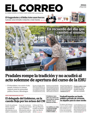 Cover of El Correo (Vizcaya)