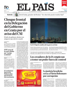 Cover of EL PAIS primera edicion