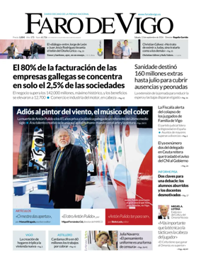 Cover of Faro de Vigo