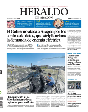 Cover of Heraldo de Aragon