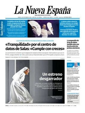 Cover of La Nueva Espana (Oviedo)
